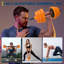 Ensemble de gymnastique à la maison réglable 4 en 1 - haltères de 88 lb, haltères, kettlebell et support à pousser - équipement d'entraînement pour tout le corps