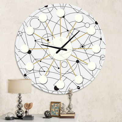 Horloge murale rétro Mid-Century