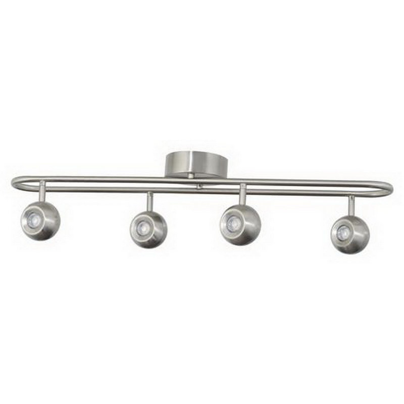 Ensemble de rail d'éclairage 30 po 4 lumières