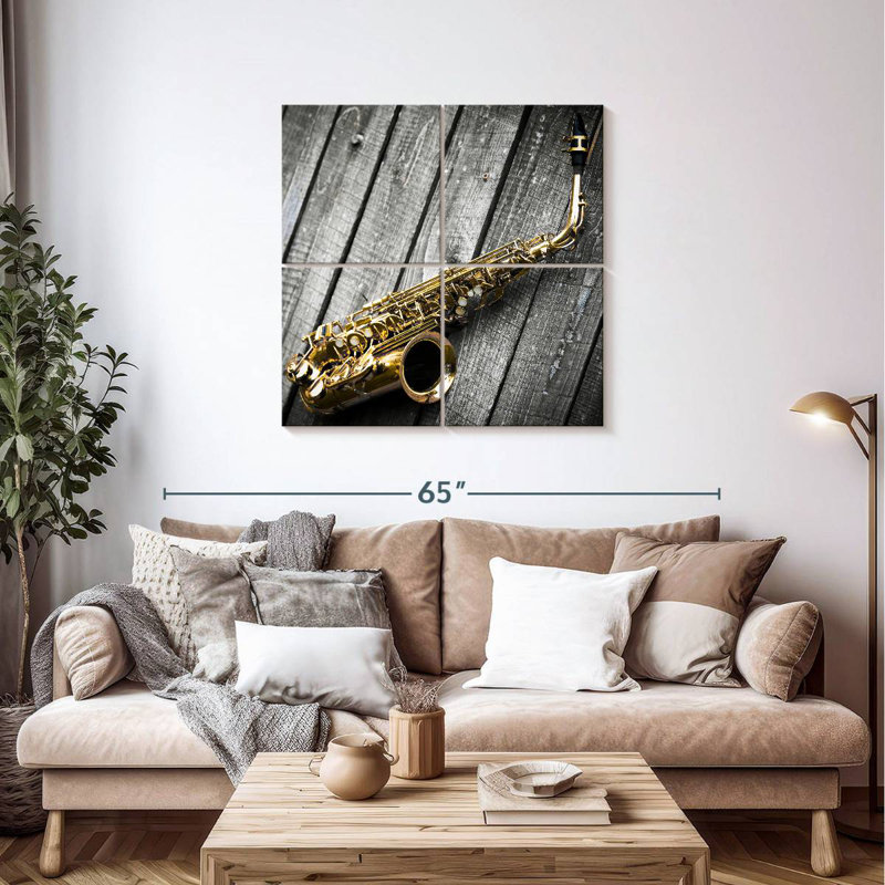 Saxophone alto Abarca, H 38 po x l 38 po