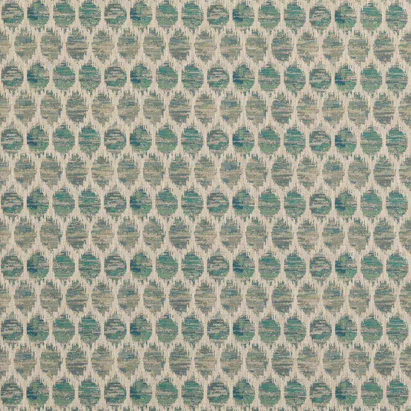 Block Weaves Honeycomb Performance Viscose Blend Fabric, Aqua