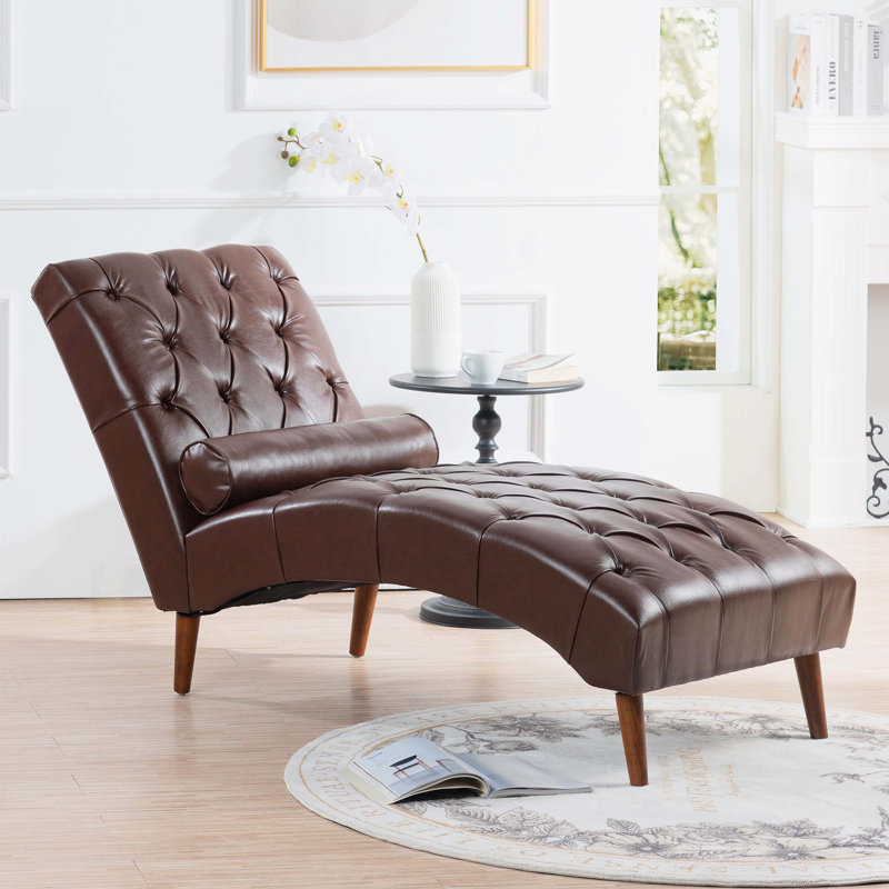 Chaise longue rembourrée pour l'intérieur