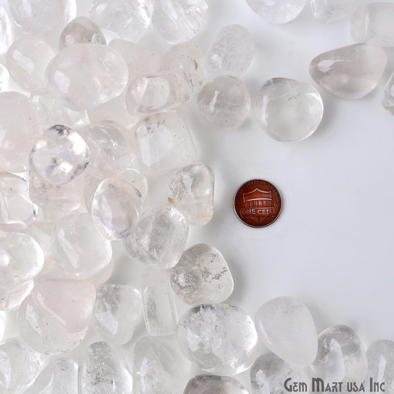 Cristal roulé, pierre, pierres précieuses Reiki, remplisseur de vase, 100 grammes, Pierres de 1 pouce