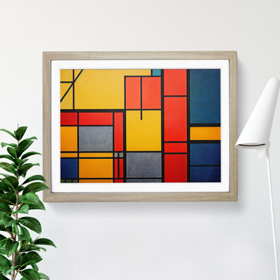 Abstract Cubism Art Vol.4 - Framed Print