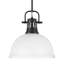 Luminaire suspendu 1 lumière avec tige Bryceton-107150027-107150037