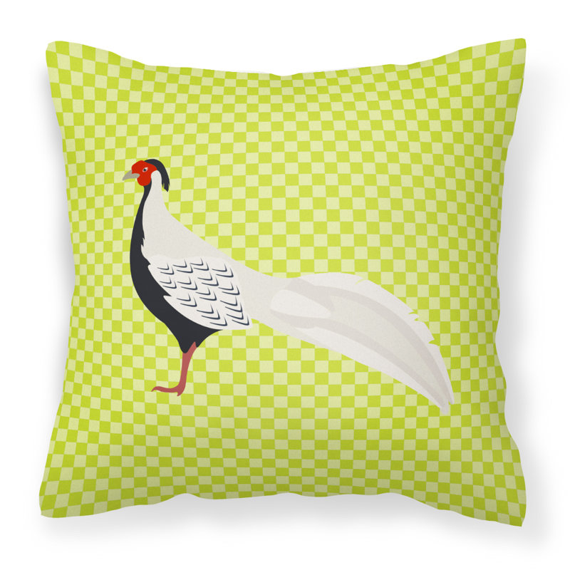 Coussin extérieur faisan, Vert, 18 po x 18 po