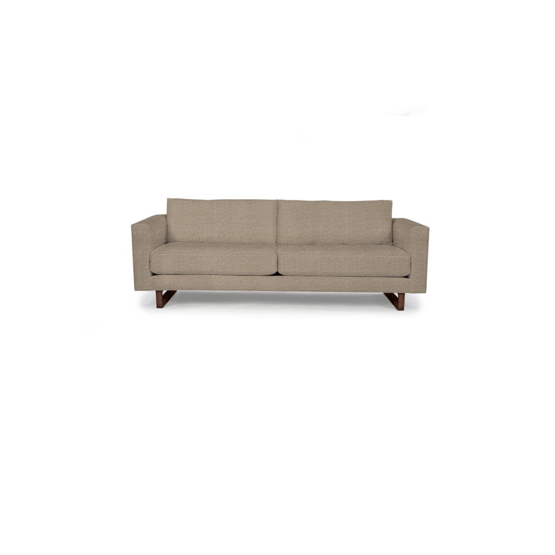 Avalon Sofa, Walnut, Antique Beige Sunbrella® Canvas