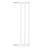 hauck Open N Stop Pressure Mounted Fit Baby Safety Gate with 8" Extension, White