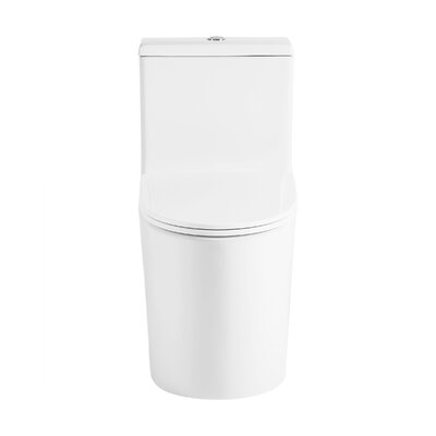 Dreux High Efficiency One-Piece Elongated Toilet with 0.8 GPF Water Saving Patented Technology -  Swiss Madison, SM-1T180