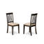 Ensemble de table et chaises de cuisine 7 pièces comprenant une table de salle à manger rectangulaire avec piédestal et 6 chaises de salle à manger en tissu de lin, 42 x 72 pouces, cappuccino-1292898957