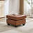 Faux Leather Ottomans-669967921