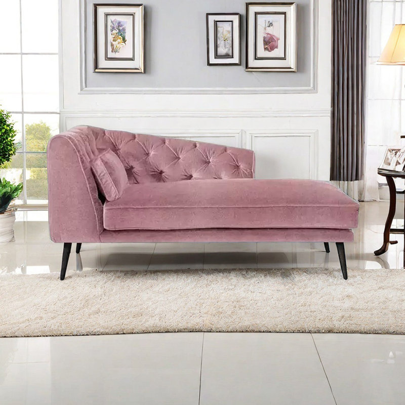 Lina, Orienté à gauche (vu de face), Mélange de polyester rose