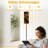  68.5" Standing Floor Lamp T Rex Dinosaur Breaking Brick Wall Explosive Action Dimmable Metal Pole Lamp with Linen Lampshade LED Bulb Included