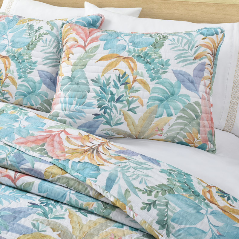Breezes Quilt Set, King Quilt + 2 King Shams