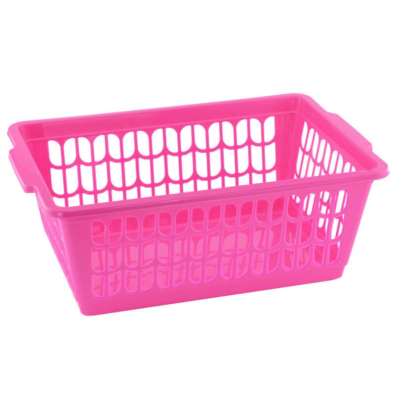 Petit panier en plastique, Rose