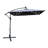 Square 2.5X2.5M Outdoor Patio Umbrella Solar Powered LED Lighted Sun Shade Market Waterproof 8 Ribs Umbrella With Crank And Cross Base For Garden Deck Backyard Pool Shade Outside Deck Swimming Pool-110874430