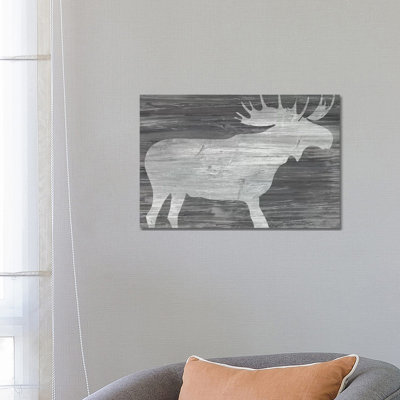 Vintage Plains Animals IV by June Erica Vess - Wrapped Canvas Print