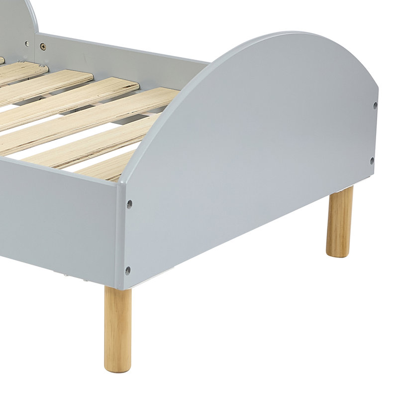 Kids Grey Toddler Bed