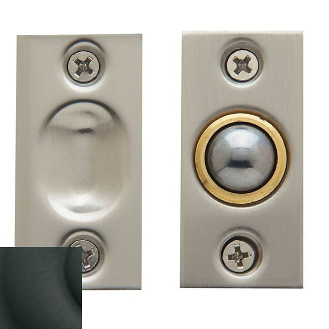 Adjustable Ball Catch for Jamb, Satin Black