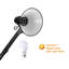 Lampe de bureau 16,93 po noire
