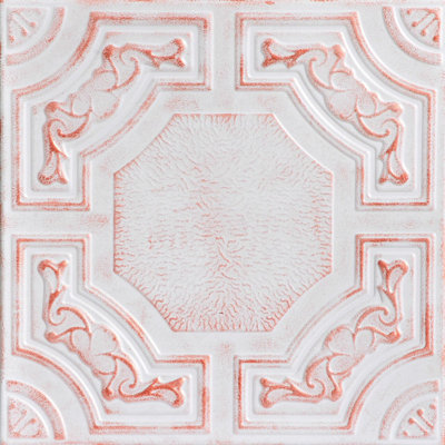 Carreau de plafond en polystyrène à collage 1,6 pi x 1,6 pi Evergreen