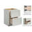 HOMEIBRO Cozy Design 24 W x 24 D x 34.5 H Ready-to-Assemble Plywood Shaker Standard Base Cabinet in Shaker Dove-838844363-838844364
