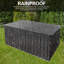 Grande boîte de rangement extérieure en métal - Boîte de rangement de jardin / patio avec cadre en métal durable | 72 po x 34,8 po x 37,4 po, toits imperméables, portes verrouillables | Convient au jardin / patio / terrasse (range-coussins / oreillers / couvertures / jouets / outils) |  Organisateur de jardin incontournable-119689504
