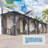 Lean-To Wall-Mounted Pergolas With Curtains And Netting-122684180