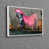 White Floater Framed