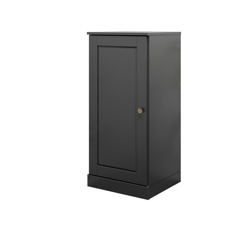 Armoire de rangement de salle de bain 100% bois massif Palace Imports, porte à panneau surélevé, tablettes réglables, 16,5 po de largeur, 35,75 po de hauteur