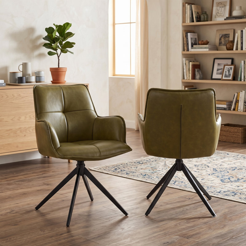 PU Dining Chair, Green