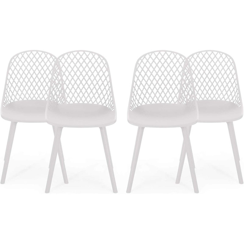 CHAISE LILY (ENSEMBLE DE 4), White