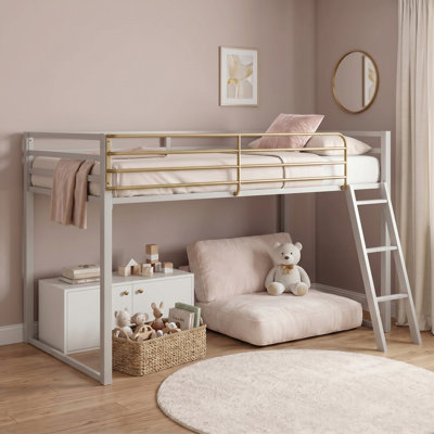 Audreena Twin Metal Platform Loft Bed