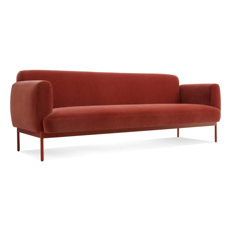 Puff Puff Upholstered " Sofa, Puff Puff 87" Sofa-Maharam Mode in Society, 31" H x 87" W x 35" D