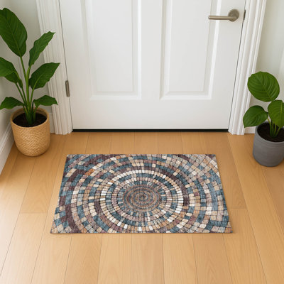 Premium Machine Washable Mayfield AMF2216 geometric Rug