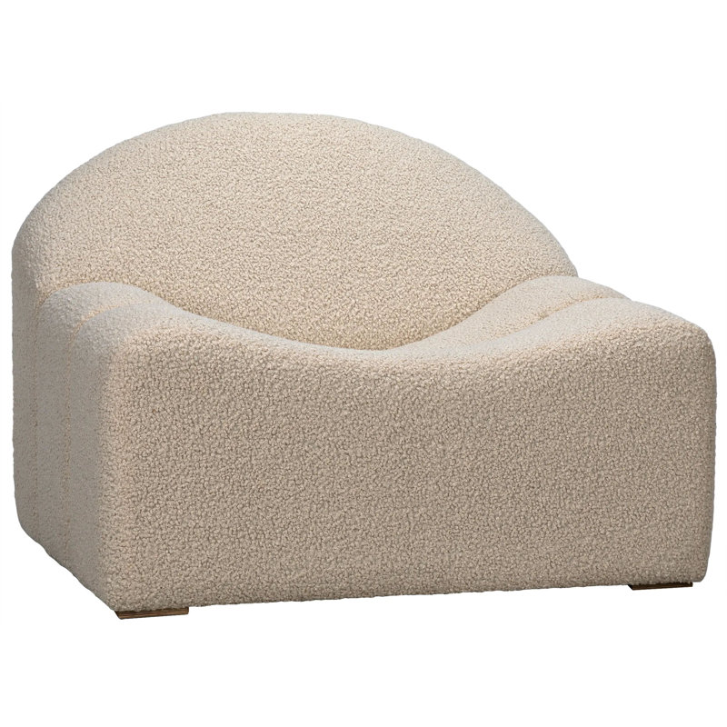 Zuma Club Chair, Speedy Snow Polyester