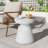 Outdoor Travertine Side Table, Patio Table-1920604144-1920604147