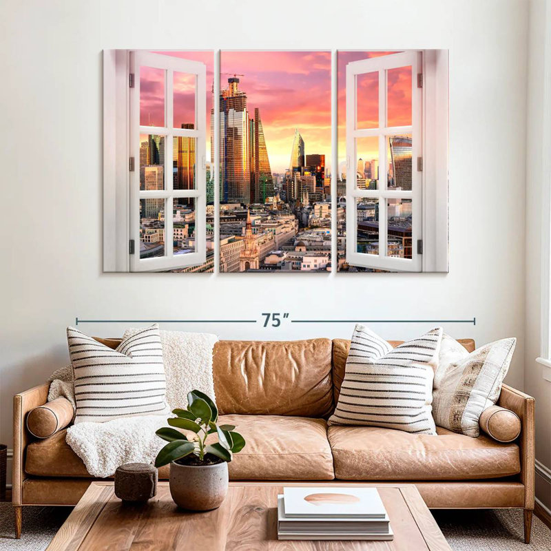 Sireci Window To London, 42" H x 65" W