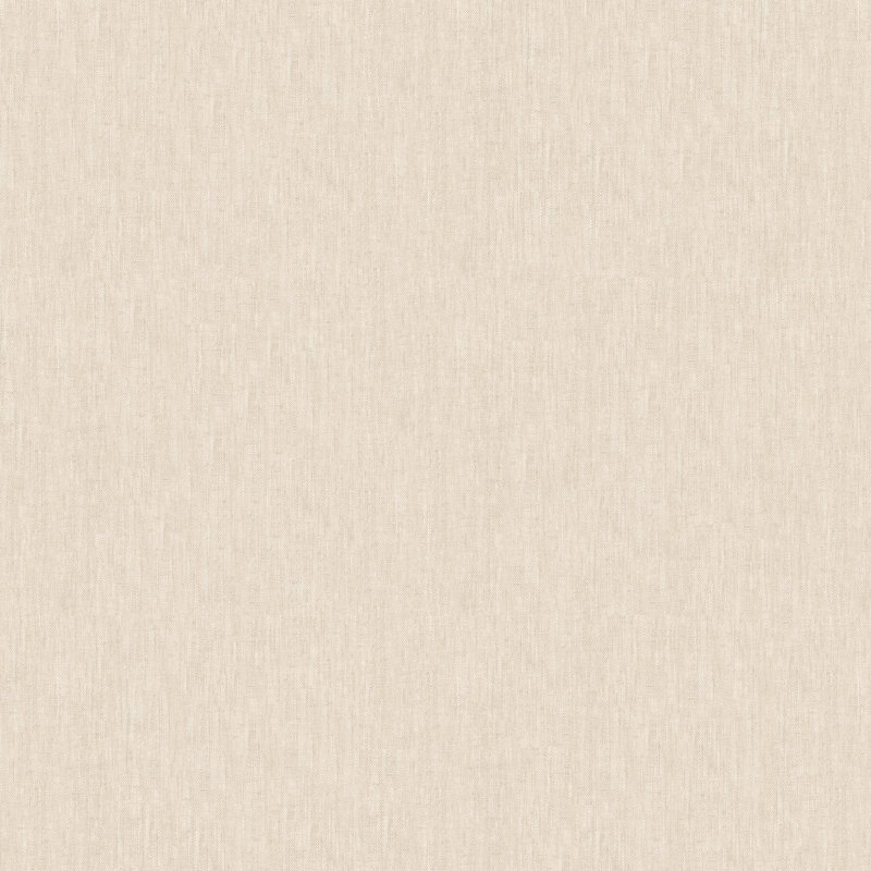 Earth Collection Textured Linen Effect Wallpaper Roll, Cream