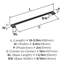 Poignée d'électroménager Versa 18 pouces (457 mm) d'entraxe, noir mat-99718367