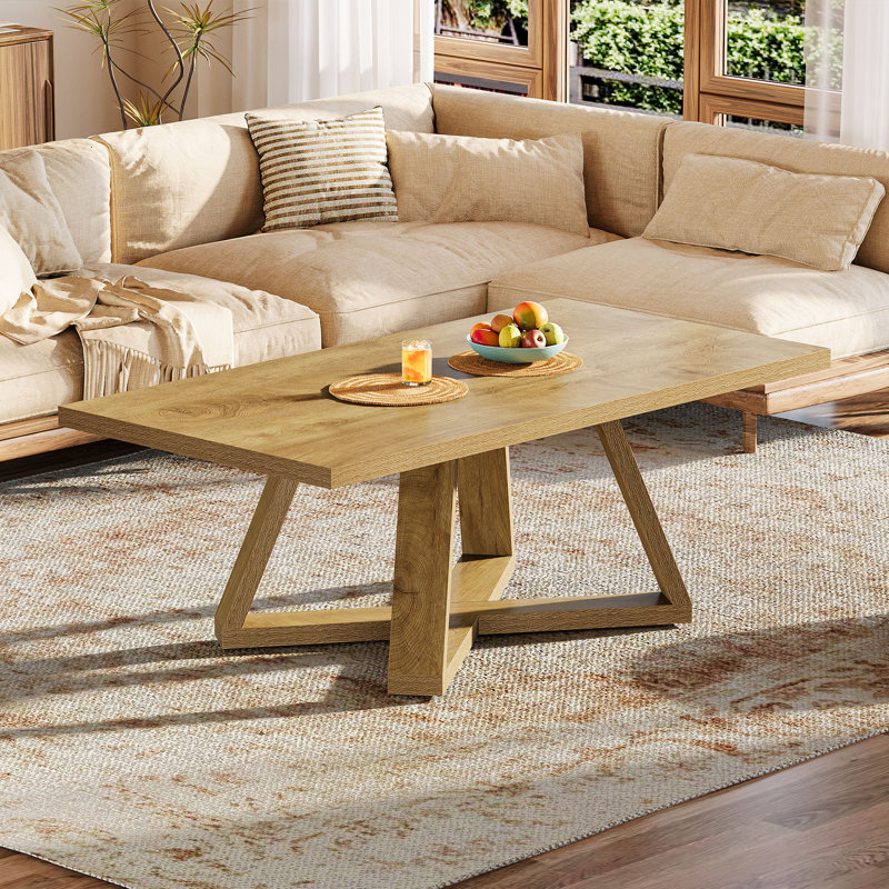 Rectangle Coffee Table, Farmhouse Tea Table