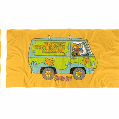 Mystery Machine Adventure Beach Towel - 30 x 60 Officially Licensed Scooby-Doo Group Design