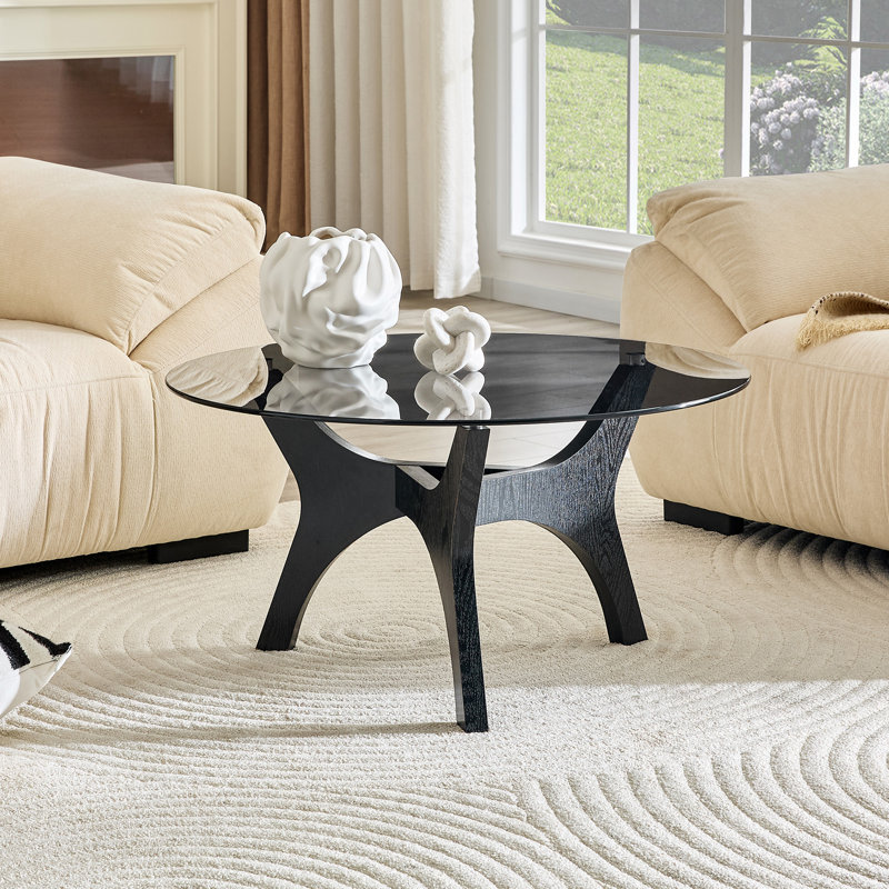 Table basse 31,5 "en verre