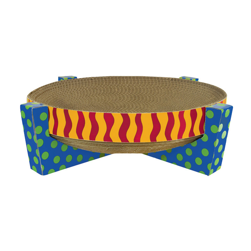 PetStages Scratch, Snuggle & Rest Corrugated Cat Scratcher With Catnip