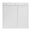 Armoire de toilette 2 en 1, armoire à pharmacie murale de 30 pouces avec tablettes réglables et portes à fermeture douce, miroir haute définition avec rangement pour meuble-lavabo de salle de bain-541124850