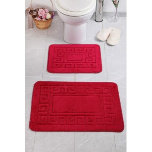 Sox-Red Bath Mat for Sale by nightto