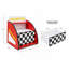 Table de chevet Kids Racing Car avec tablette de rangement ouverte, 1 tiroir, bande de protection arrondie-760415851-760415850