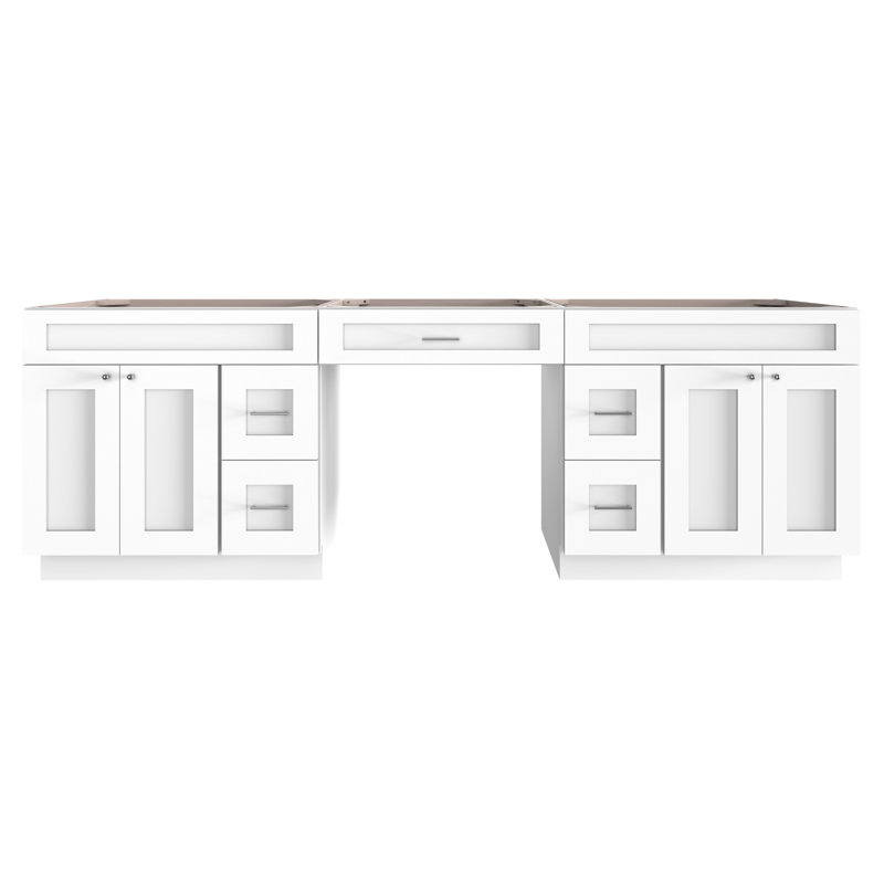 DISAR 102 Double Bathroom Vanity Base Only | Wayfair