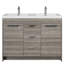 Ensemble de meuble-lavabo double 48 po Wauconda-765671955-765671953