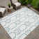 Machine Washable Indoor/Outdoor Bourkelands ACN2344 Geometric Rug